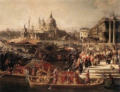 Arrival of the French Ambassador in Venice by Giovanni Antonio Canal